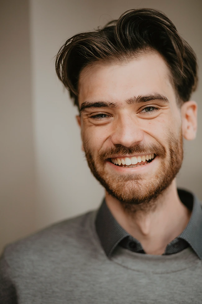 Porträt-Aufnahme von Sebastian Burgkart